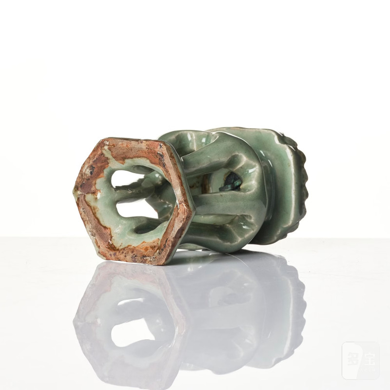 A rare celadon lamp, - 图7